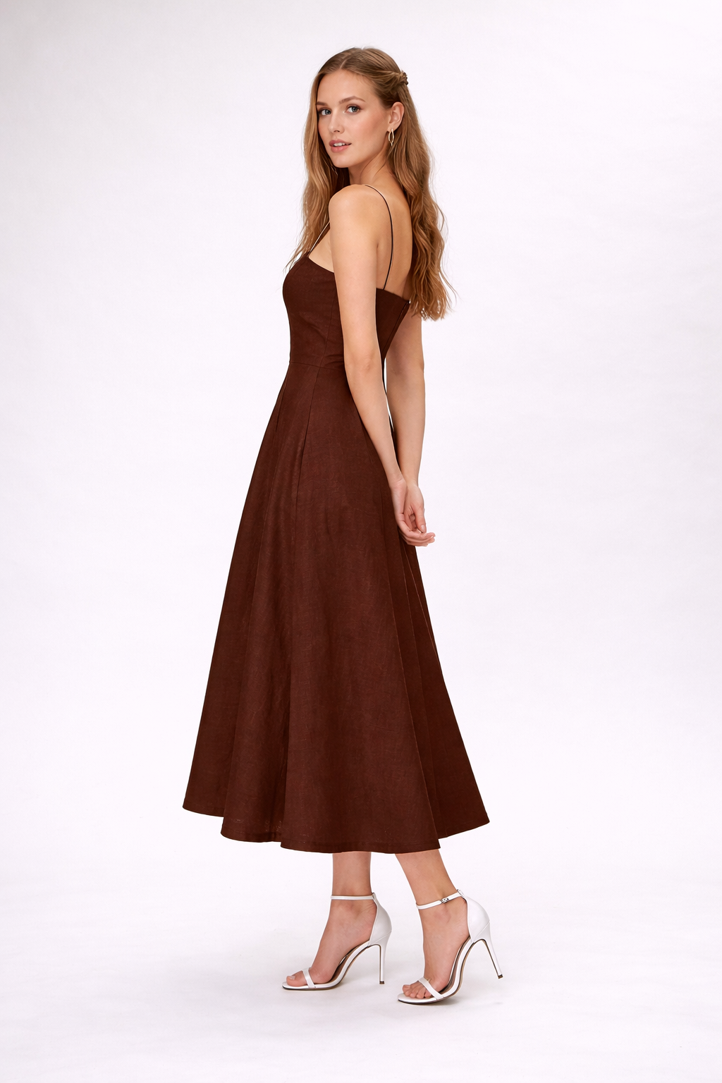 Scarlet Flow Flared Dress — alternate view